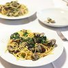 Zitronige Spaghetti mit Venusmuscheln