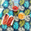 Oishii Oktopus-Hotdog mit Ananas-Tomaten-Salsa