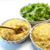 Zwiebel-Risotto French Style mit Comté überbacken