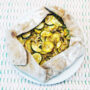 Zucchini im Brot - Gebackene Zucchini in Brotteig